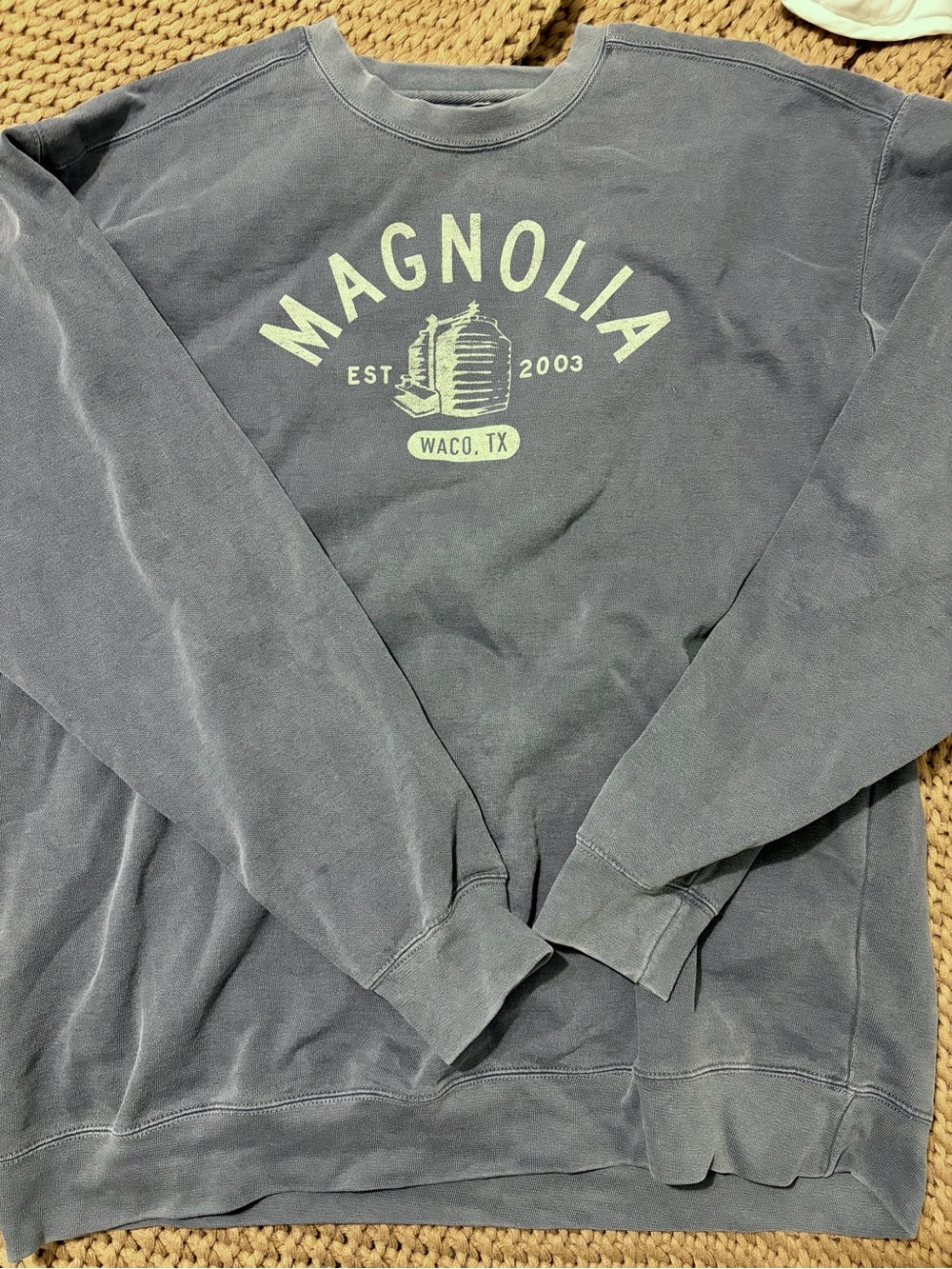Magnolia Crewneck Sweatshirt - Slate Blue